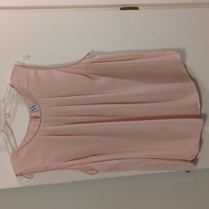 Sheer sleeveless top